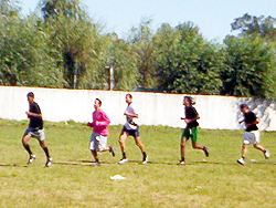 Entrenamiento del club Lavalleja