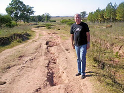 Vereador solicitó medidas al Gobierno respecto al camino internacional de la Línea Divisoria