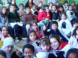 Actividades del Museo “Sin Fronteras” con 3º y 4º años de la escuela Nº 140