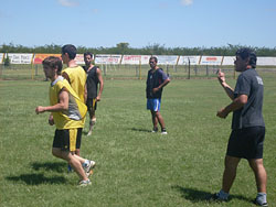Frontera Rivera Chico reclamó del césped del Parque “Pedro Maciel”