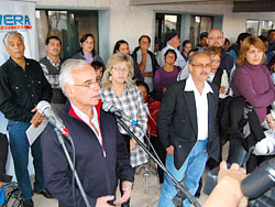 Autoridades inauguran un rincón infantil en La Calera