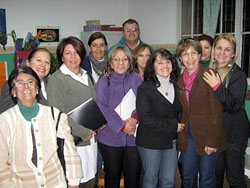 Personal docente de los cursos de adultos de Rivera