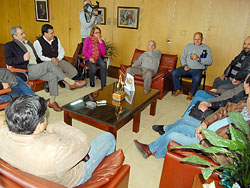 Positiva reunión entre el Intendente Osorio y ediles