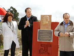 Intendencia de Tacuarembó inaugura monolito artiguista en Batoví