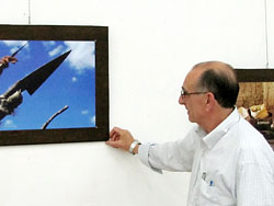 Exposición de Abel Gómez en el Club Tacuarembó