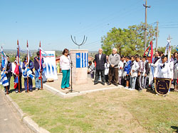 Quedó inaugurado en la jornada de ayer el Monumento a la Paz Mundial