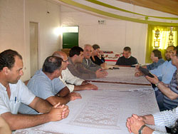 Reunión de trabajo en Lapuente