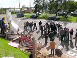 El Intendente Departamental Marne Osorio recorrió obras en distintos barrios