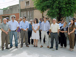 Inauguraron obras de varias calles