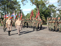 Ceremonia de cambio de mando en la Brigada de Caballería Nº 1