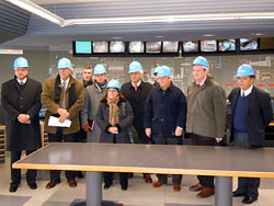 Intendente Osorio pudo apreciar tecnologías de primer nivel vinculadas a la disposición de residuos