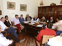 Participación en mesa permanente del Congreso Nacional de Ediles