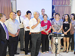 Junta Departamental despidió el año y homenajeó a funcionario