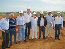 Intendente Marne Osorio realizó visita a las obras del Melancía Shopping