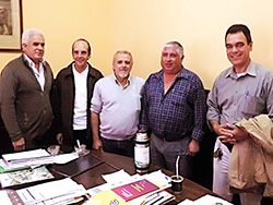 Comisión de Seguridad Pública y Derechos Humanos visitó Tranqueras y se reunió con el Alcalde Milton Gomes