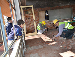Inspectora Departamental e Intendente realizaron recorrida por las obras de las Escuelas Nº 5 y 120
