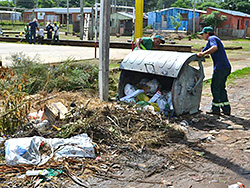 Intervención de la Dirección General de Salubridad, Higiene y Medio Ambiente en barrio La Arenera