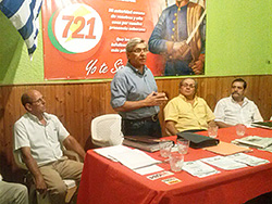 MIR 721 recibió la visita del Senador Tabaré Viera