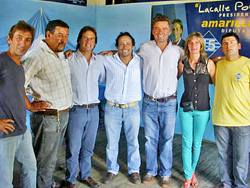 El precandidato Luis Lacalle Pou estuvo en el Departamento de Rivera