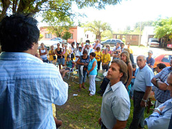 El precandidato Luis Lacalle Pou estuvo en el Departamento de Rivera