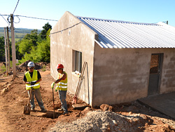 Recorrida por las obras de las viviendas del Cerro del Estado