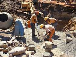 Intendencia avanza en respuestas a la comunidad con obras en convenio con OSE