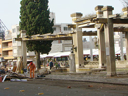 La “Plaza dos Cachorros” quedó al desnudo