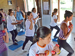 Proyecto Viví mejor forma un nuevo grupo de gimnasia en el interior departamental