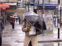 Advertencia amarilla para todo el país por tormentas intensas