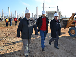 Recorrida por obras del Shopping Melancía y en hotel céntrico