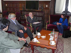 Reunión de la APU con el Ministro del Interior y el Director Nacional de Policía