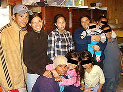 Un grupo de personas en situación de calle llegó a la ciudad de Rivera