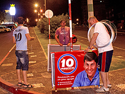 Mauricio González se refirió a incidente con cartelería de la Lista 10