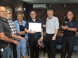 Homenaje de la Junta Departamental de Rivera al Comando de Jefatura