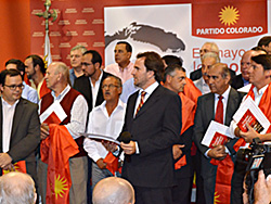 Candidato Walter Machado participó en la Convención Nacional del Partido Colorado