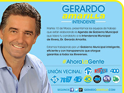 Gerardo Amarilla presentará hoy los equipos de trabajo para su candidatura