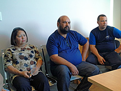 Visita del Jefe de Policía a la Sub Comisaría de Santa Isabel