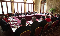 Intendente se reunió con el Ministro de RR.EE. y con el Gobernador de Río Grande del Sur