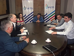 Alcalde de Tranqueras se reunió con Intendente de Salto por Hogar Estudiantil de Masoller