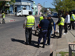 Puesta en marcha de la seguridad en el tránsito desde el interior