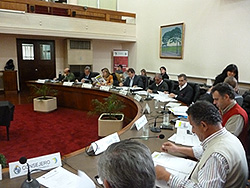 Mesa del Congreso de Intendentes se reunió con una delegación del Ministerio de RR.EE.