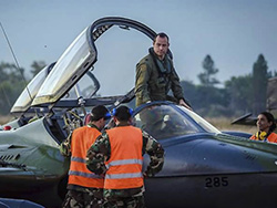 Aeronaves de la Fuerza Aérea se despliegan a los Aeropuertos de Rivera y Tacuarembó