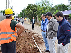 Intendente recorrió obras en ejecución