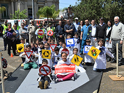 “Los niños divirtiéndose van aprendiendo y respetando las señales de tránsito”