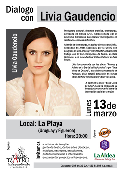 Diálogo con Lívia Gaudencio