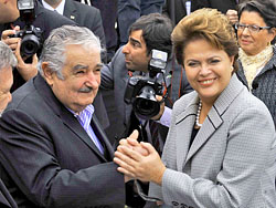 Mujica y Rousseff analizaron planes bilaterales e integración regional