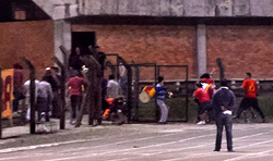 Incidentes en el Estadio Municipal