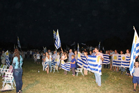 Importante presencia de público en vigilia llevada a cabo en Curticeiras