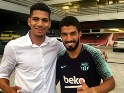 Ronald Araújo y Luis Suárez