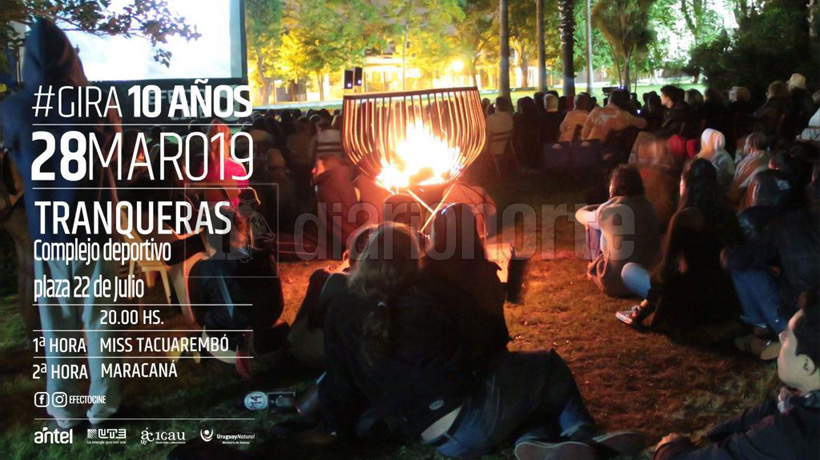 Vuelve a Rivera el cine itinerante en la gira de los diez años de Efecto Cine